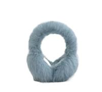 SNGUOQ 1 paio di paraorecchie invernali caldi e morbidi in peluche, pieghevoli for donne uomini Per Lo Sci, Il Ciclismo(Lake blue)