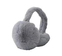 SNGUOQ 1 paio di paraorecchie invernali caldi e soffici for le donne, morbidi in peluche, pieghevoli Per Lo Sci, Il Ciclismo(Grey)