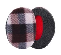 SNGUOQ 2 pezzi invernali spessi e caldi paraorecchie senza fascia copriorecchie for donne uomini bambini scaldaorecchie da esterno Per Lo Sci, Il Ciclismo(Coffee plaid,7cm)