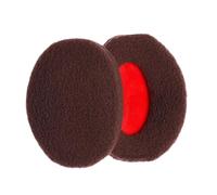 SNGUOQ 2 pezzi invernali spessi e caldi paraorecchie senza fascia copriorecchie for donne uomini bambini scaldaorecchie da esterno Per Lo Sci, Il Ciclismo(Brown,7cm)