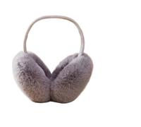 SNGUOQ 2 pezzi paraorecchie invernali in peluche morbido e resistente for donne uomini, protezione for da esterno Per Lo Sci, Il Ciclismo(Grey)