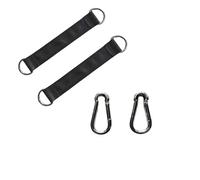 SNGUOQ 4 Pezzi Cinghie for Altalena da Albero 200 kg, Cinghia di prolunga in Nylon con Anello a Gancio for impieghi gravosi per Amache E Altalene da Campeggio(35cm)