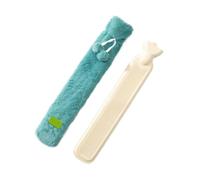 SNGUOQ Cintura Ad Acqua Calda 2PCS Extra Long Hot Water Bottle, Extra Large Water-Filled Shoulder And Neck Warmer, Bed Warmer, Quilt Artifact in Winter Borsa dell'Acqua Calda in Gomma(Green)
