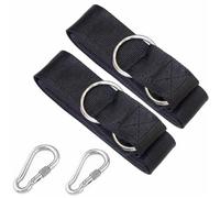 SNGUOQ Kit di 4 Cinghie Estensione in Nylon Resistente for Altalena da Albero, Cinghia Collegamento for Amaca, con Sacco Sabbia, Barra Orizzontale per Amache E Altalene da Campeggio(45cm)