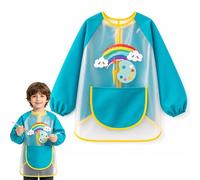 Snhauxinfa Camice da pittura per la scuola di prima rembiule da pittura per bambini 7-12 anni, grembiule da pittura, grembiule da pittura, per bambini, impermeabile, grembiule da pittura