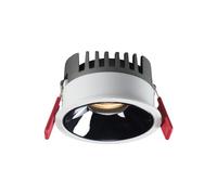 SNHHNSW 7W Anti-Glare Downlight, Modern Recessed Ceiling Spotlight, 490LM Narrow Side Living Room without Main Light, LED Anti-Glare Eye Protection Light, Corridor Balcony Aisle Spotlight, White