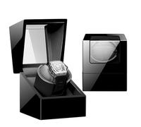 SNHHNSW Chandelier Automatic Single Watch Winder for Men and Women Winding Case in Wood Shell and Leather with Super Quiet Motor and Multiple Rotation Modes(D) Atmosphere Chandelier