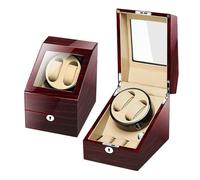 SNHHNSW Chandelier Watch Winder for Watches Automatic Watch Winder Box with 2 Winder Positions 3 Storage Spaces Wood Shell with Piano Paint and Ultra-Quiet Motors(C) Atmosphere Chandelier