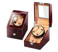SNHHNSW Chandelier Watch Winder for Watches Automatic Watch Winder Box with 2 Winder Positions 3 Storage Spaces Wood Shell with Piano Paint and Ultra-Quiet Motors(C) Atmosphere Chandelier