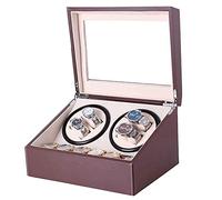 SNHHNSW Chandelier Watch Winder Winder Box, Double Automatic Box Watches 4+ 6 Best Watch Storage Case for Sale Quiet Motor Multiple Rotation Men and Women Watch & Jewelry Large Gift Chandelier
