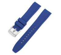 SNHHNSW Cinta di silicone per la fascia d'oro dell'arco di estremità curva dei cittadini per per un braccialetto impermeabile morbido 20mm 22mm