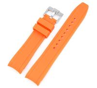 SNHHNSW Cinta di silicone per la fascia d'oro dell'arco di estremità curva dei cittadini per per un braccialetto impermeabile morbido 20mm 22mm