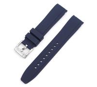 SNHHNSW Cinta di silicone per la fascia d'oro dell'arco di estremità curva dei cittadini per per un braccialetto impermeabile morbido 20mm 22mm