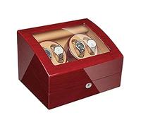 SNHHNSW Lampadario della scatola del vento da orologio automatico 4 6 guscio di legno vernice per pianoforte esterno motore silenzioso per uomo orologio cuscini di orologi flessibili, lampadario b