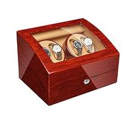 SNHHNSW Lampadario della scatola del vento da orologio automatico 4 6 guscio di legno vernice per pianoforte esterno motore silenzioso per uomo orologio cuscini di orologi flessibili, lampadario b