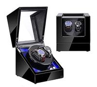 SNHHNSW Lampadario orologio orologio vento di avvolgitore Automatico a 2 orologi e motore silenzioso con leggero 5 modalità di rotazione si adattano alla signora e all'uomo orologio lampadario