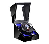 SNHHNSW Lampadario Winder Automatic Orologio con vento per orologio illuminazione Scatola di pianoforte nero per pianoforte alimentatore silenzioso Motore Alimentatore, 2 0 lampadario