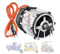 SNHMFUH Motore Brushless 1500W 1800W per Triciclo Elettrico 48V 60V 72V con Albero 16 Denti e Supporto 5 Fori per Trike, Quad, Go-Kart e Progetti DIY