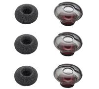 SNHTLS Cuscinetti auricolari di ricambio in silicone compatibili con cuffie Plantronics Voyager Legend serie 5200, 5220, 5210, 3 pezzi, rivestimento in schiuma