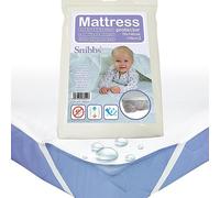 Snibbs - Coprimaterasso impermeabile 70 x 140 cm, con cinghie angolari, membrana traspirante in TPU, per lettino