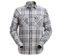 Snickers AllroundWork camicia in flanella di cotone leggero grigio cenere peperoncino L