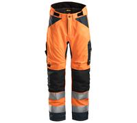 Snickers AllroundWork Hi-Vis 37.5® isolante da lavoroitcalze, classe 2, EN 14404, 20471 HV-Arancione-Grigio acciaio S/LONG