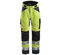 Snickers AllroundWork Hi-Vis 37.5® isolante da lavoroitcalze, classe 2, EN 14404, 20471 HV giallo-grigio acciaio S/SHORT