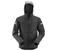 Snickers AllroundWork softshell da lavoroitgiacca con cappuccio nero L