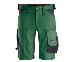 Snickers AllroundWork Stretch Arbeitsshorts Verde bosco-nero 48