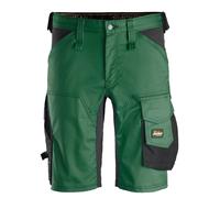 Snickers AllroundWork Stretch Arbeitsshorts Verde bosco-nero 64