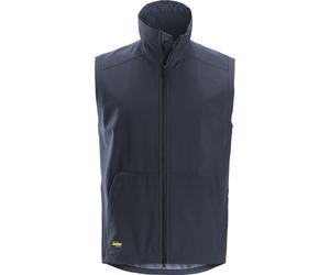 Snickers Arbeitsweste AllroundWork, gilet soft shell antivento Navy S