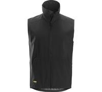 Snickers Arbeitsweste AllroundWork, gilet soft shell antivento nero XXL