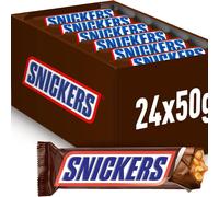 Snickers Barretta con Caramello e Arachidi Tostate Ricoperta al Cioccolato 24
