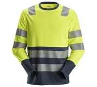 Snickers Camicia hi-vis AllroundWork, classe 2, EN 20471 HV-giallo-navy XS