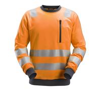 Snickers Felpa AllroundWork Hi-Vis, classe 2/3, EN 20471 Arancione High-Vis L