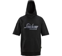 Snickers Felpa con cappuccio a maniche corte Workwear con logoit grigio L