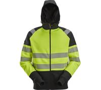 Snickers Felpa con zip ad alta visibilitàrschlusshoodie, cl. 2 High-vis giallo/nero L