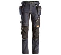 Snickers FlexiWork denimitpantaloni da lavoro w. Tasche a fondina, EN 14404 Denim-nero 54