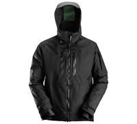 Snickers FlexiWork GORE-TEX 37.5® giacca da lavoro impermeabile isolataitcon cappuccio, EN 343 Nero XXL