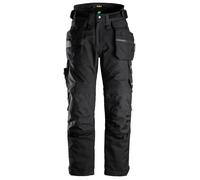 Snickers FlexiWork GORE-TEX 37.5® pantaloni da lavoro termoisolanti impermeabiliitcon tasche a fondina. Tasche a fondina, EN 14404, 343 Nero S