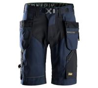 Snickers FlexiWork lavoroitpantaloncini con tasche a fondina navy-nero 48
