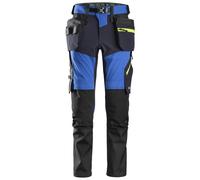 Snickers FlexiWork pantaloni da lavoro elasticizzatiitw. Tasche a fondina, EN 14404 blu-marino 48