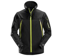 Snickers FlexiWork stretch workitgiacca nera-Neongialla M