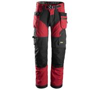 Snickers FlexiWork workitshose w. Tasche a fondina, EN 14404 Peperoncino nero 58