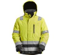 Snickers Giacca ad alta visibilità AllroundWork High-Vis WP 37,5 giacca da lavoro isolatait, classe 3 High-Vis giallo/nero XXL