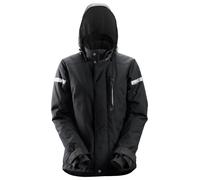 Snickers Giacca da lavoro impermeabile da donna AllroundWork 37.5®it, EN 343 Nero XXL