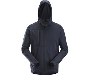 Snickers Giacca in pile AllroundWork, giacca in pile con cappuccio wit ziprschluss Navy 3XL