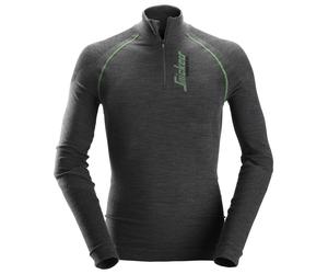 Snickers Gilet FlexiWork in misto lana senza cuciture, antraciteit S