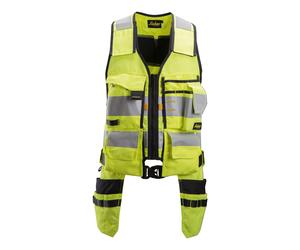 Snickers Gilet per attrezzi AllroundWork Hi-Vis, classe 1, EN 20471 HV giallo-nero L