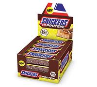 Snickers Hi Proteine Barrette (12 x 55g) - Alto Proteine Snack con Caramello, Peanuts e Cioccolato Al Latte - Contiene 20g Proteine